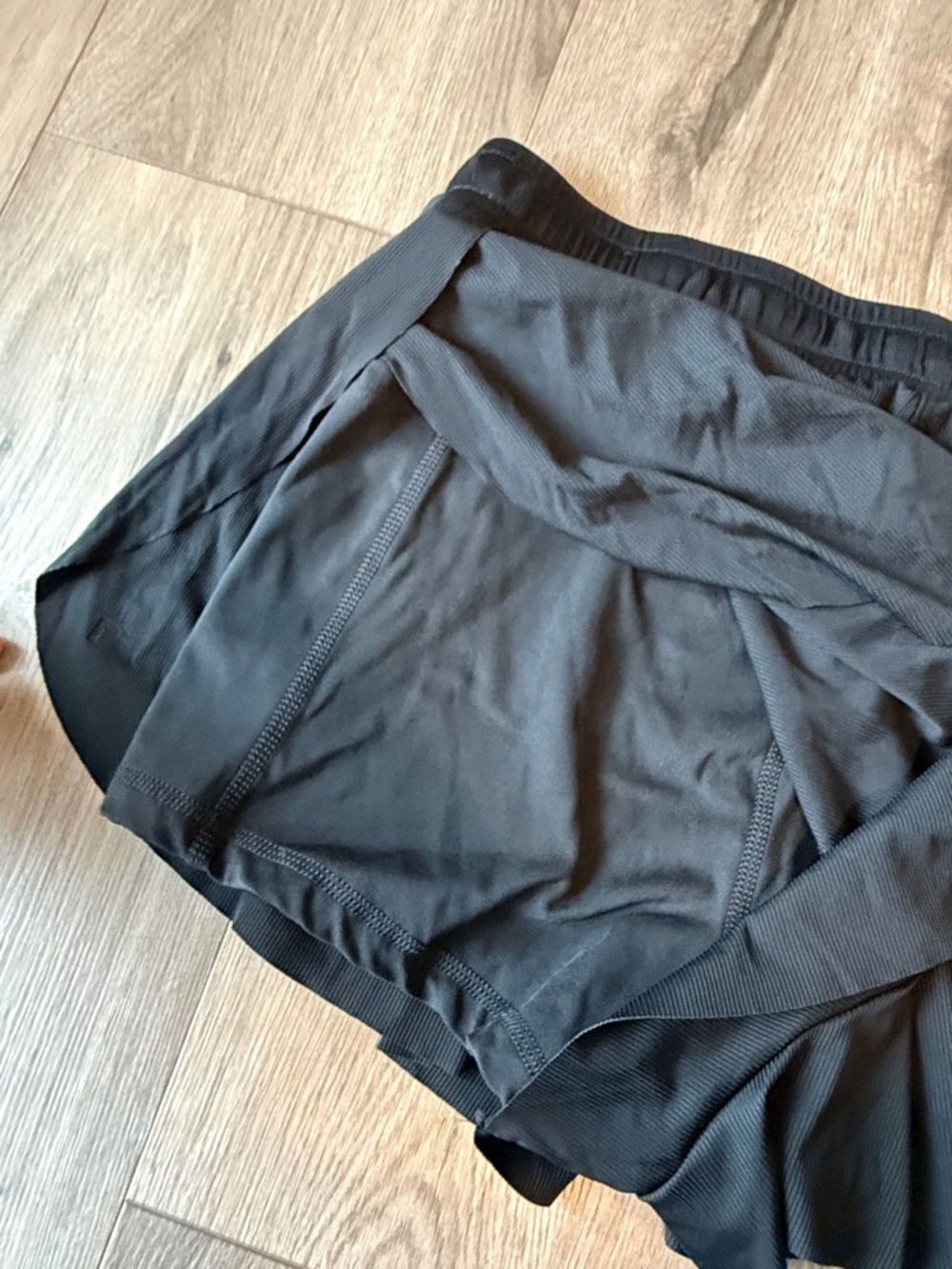 Joy Lab Black Athletic Drawstring Flare Shorts - Picture 6 of 6